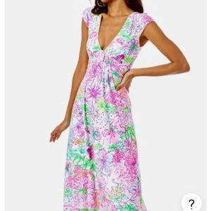 Lilly Pulitzer long summer dress.